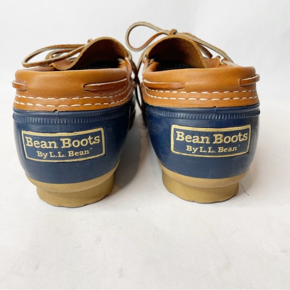 L.L. Bean The Original Duck Rain Boot Navy Shoe Size 9 - Picture 9 of 12